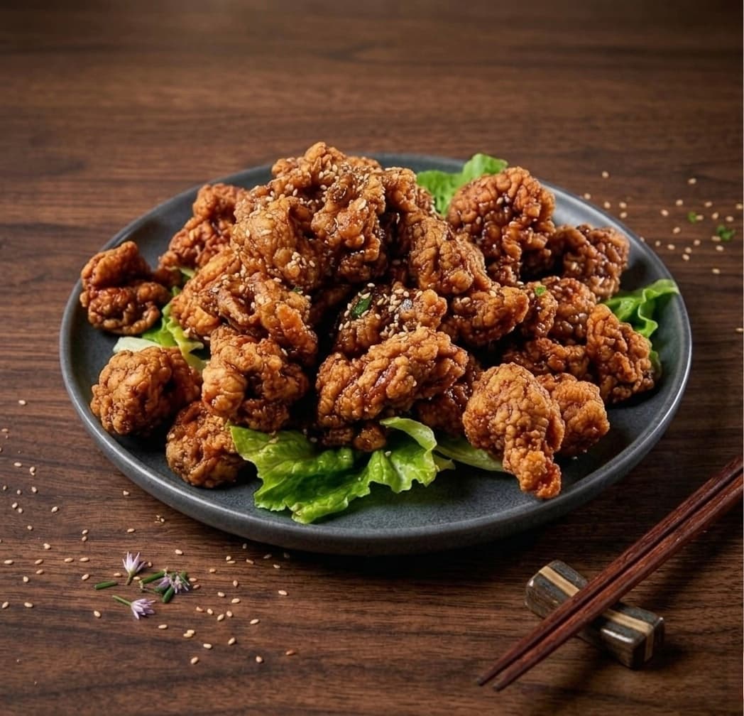 Pollo frito BBQ