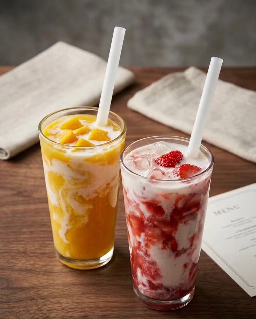 Latte y Ade con Jarabes Artesanales Coreano